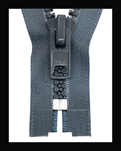 Information related to zippers, thread, and sewing.