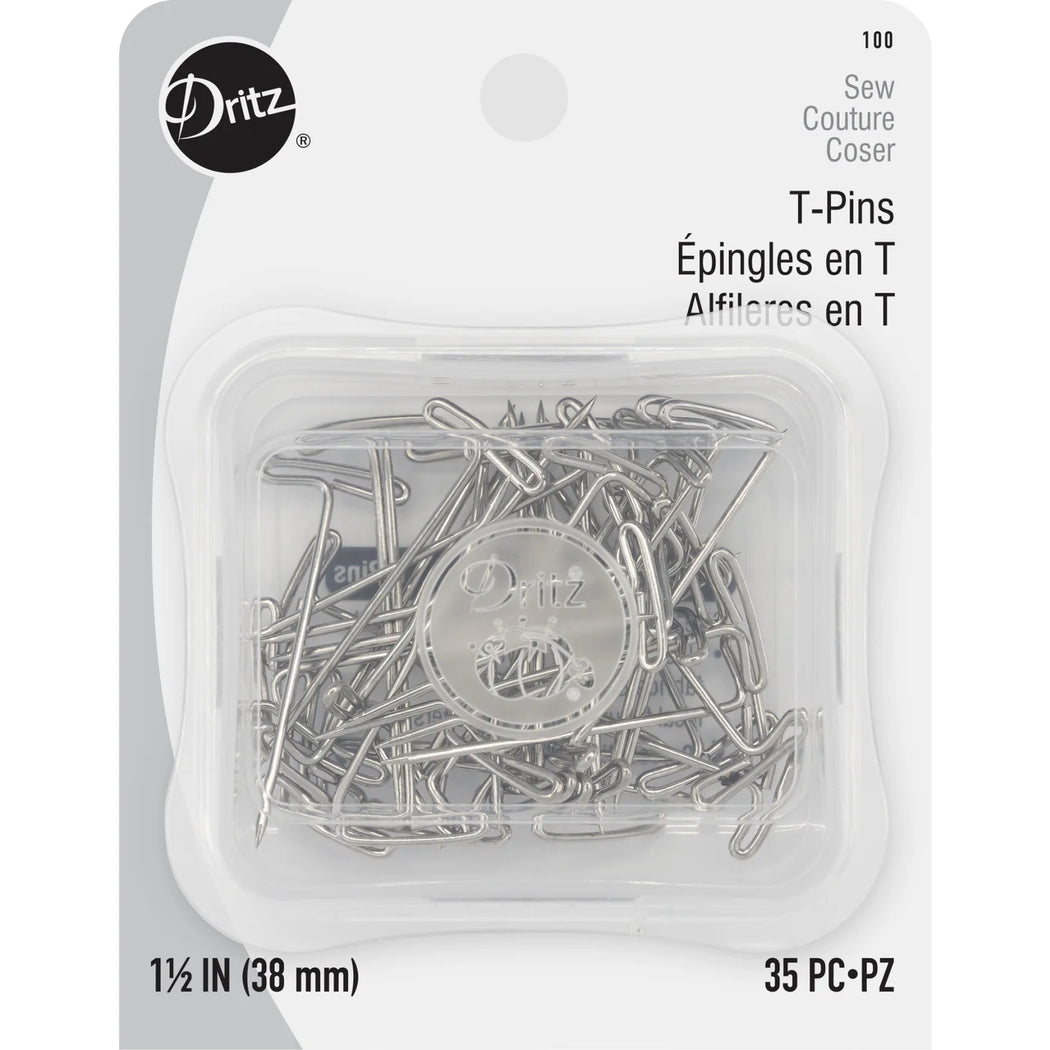 1-1/2" T-Pins - Nickel 35pc