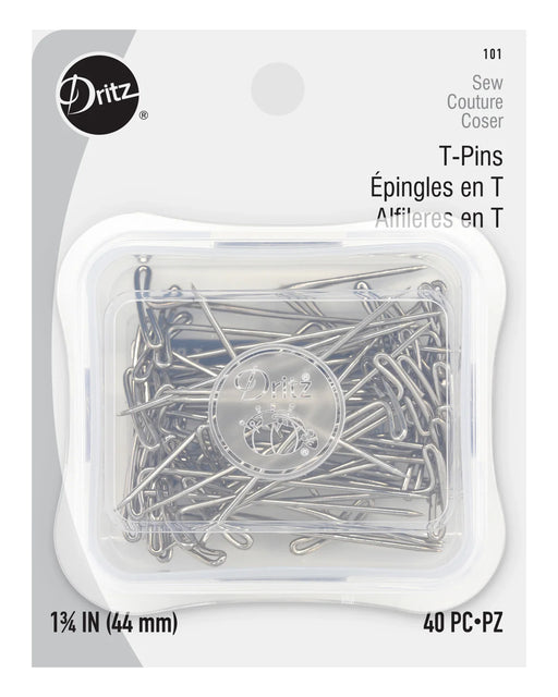 1-3/4" T-Pins - Nickel 40pc