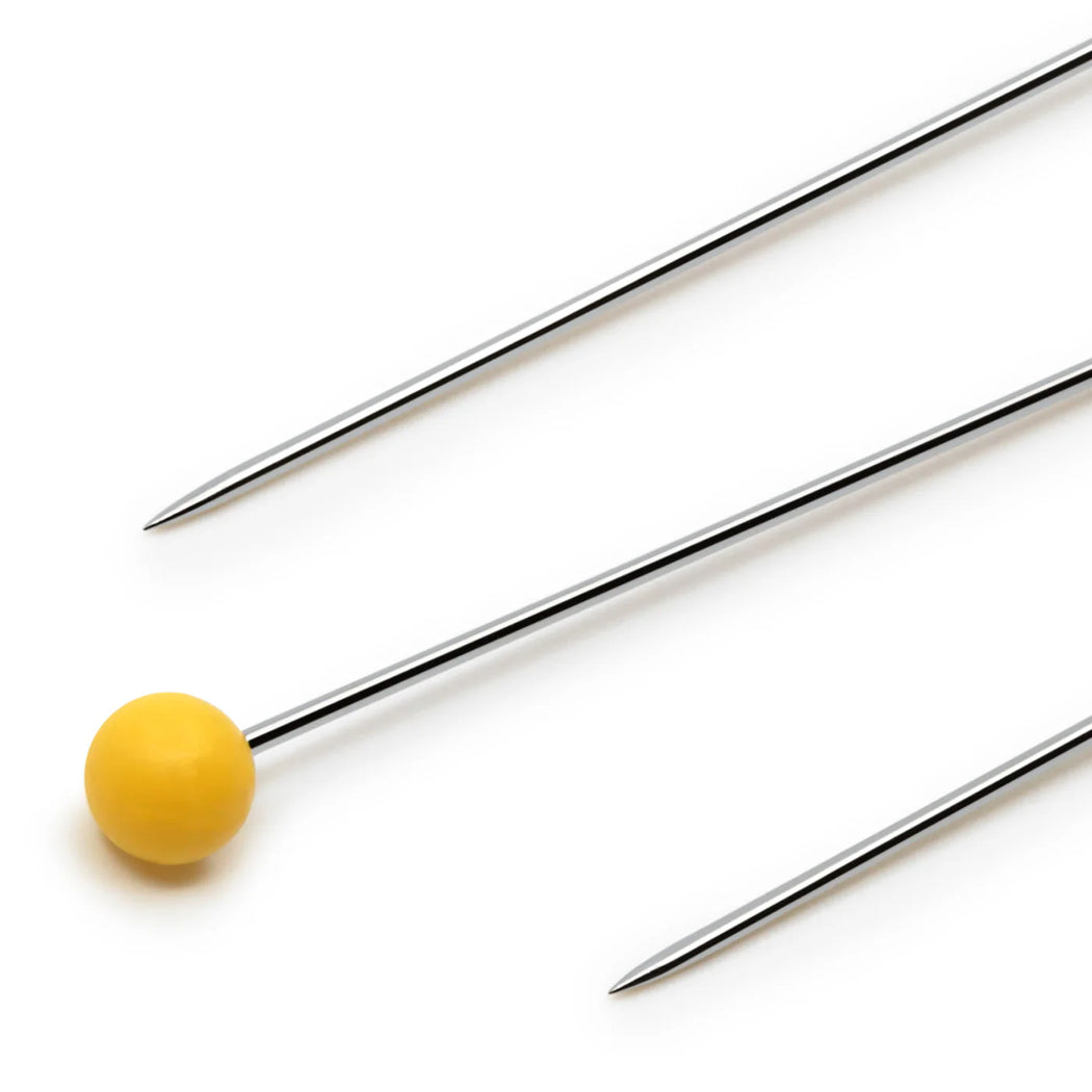 1-3/4" Extra-Long Color Ball Pins - Yellow 250pc