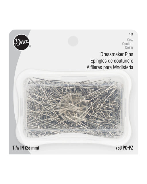 1-1/16" Dressmaker Pins - Nickel 750pc