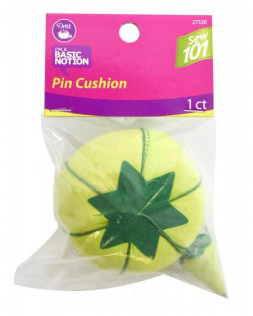 Sew 101 Tomato Pin Cushion with Strawberry Emery, 2-3/4" - Assorted Colors