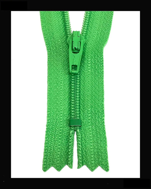 Information related to zippers, thread, and sewing.