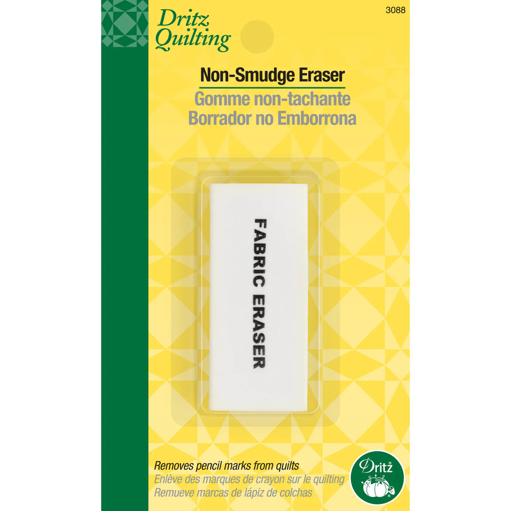 Non-Smudge Fabric Pencil Eraser - White
