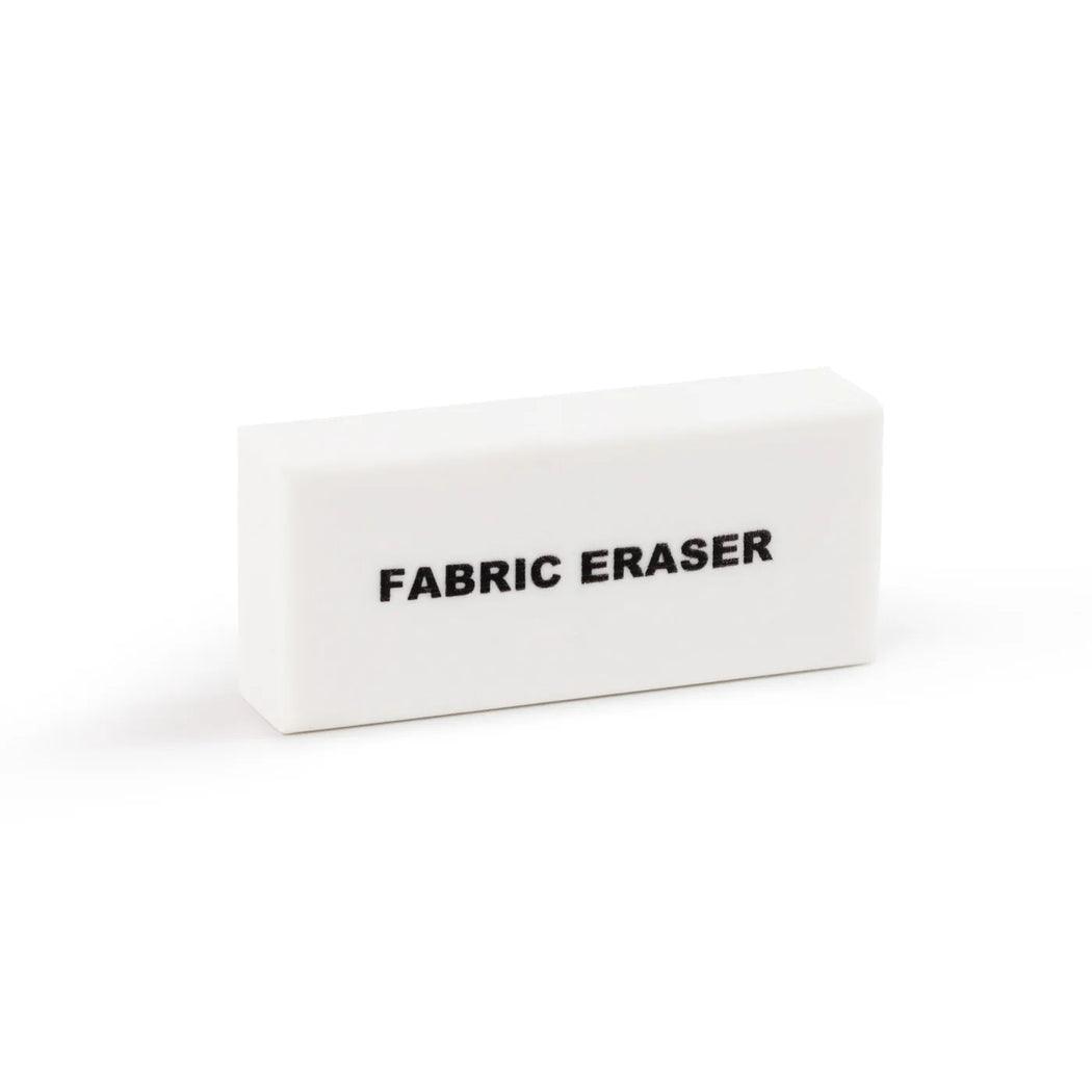 Non-Smudge Fabric Pencil Eraser - White