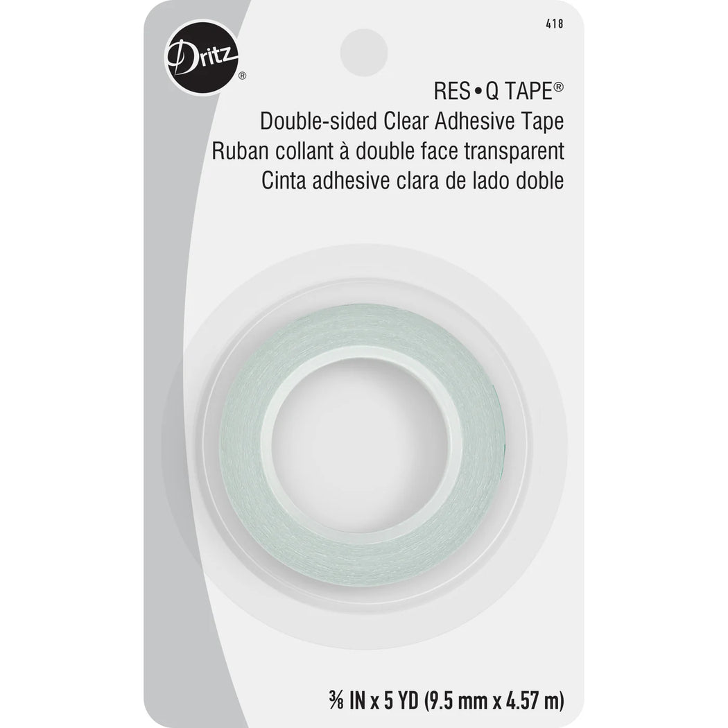 3/8" Res-Q-Tape, Double-Sided Adhesive Tape - Clear 5 yd