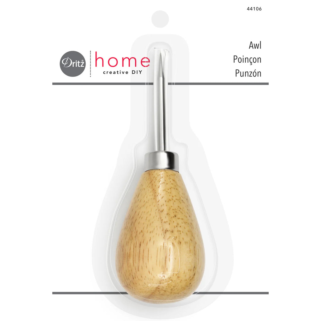 Awl with Wooden Handle