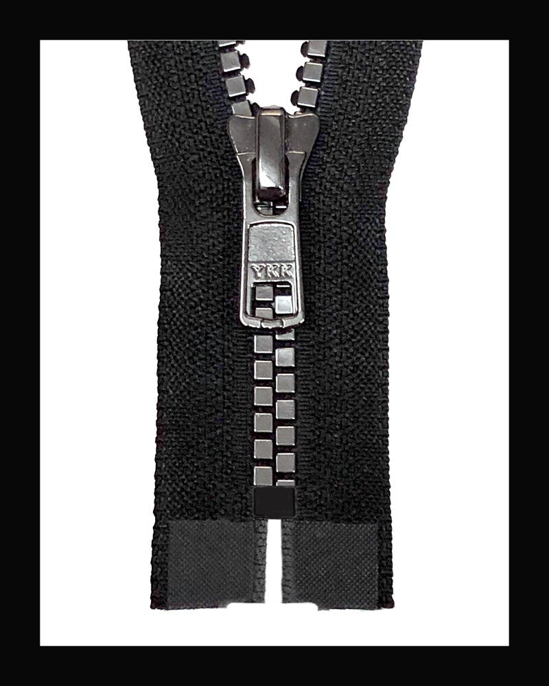 Information related to zippers, thread, and sewing.