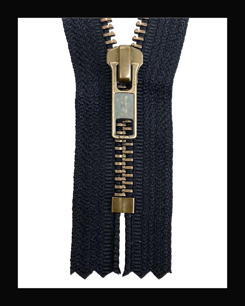 Information related to zippers, thread, and sewing.