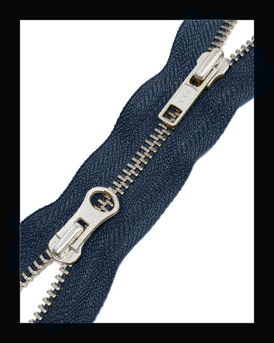 Information related to zippers, thread, and sewing.