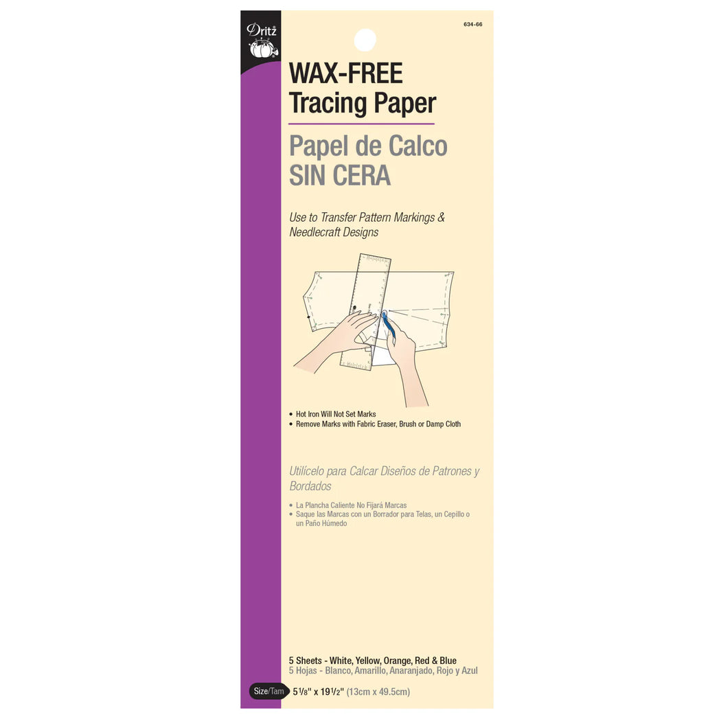 Wax-Free Tracing Paper - Assorted 5pc