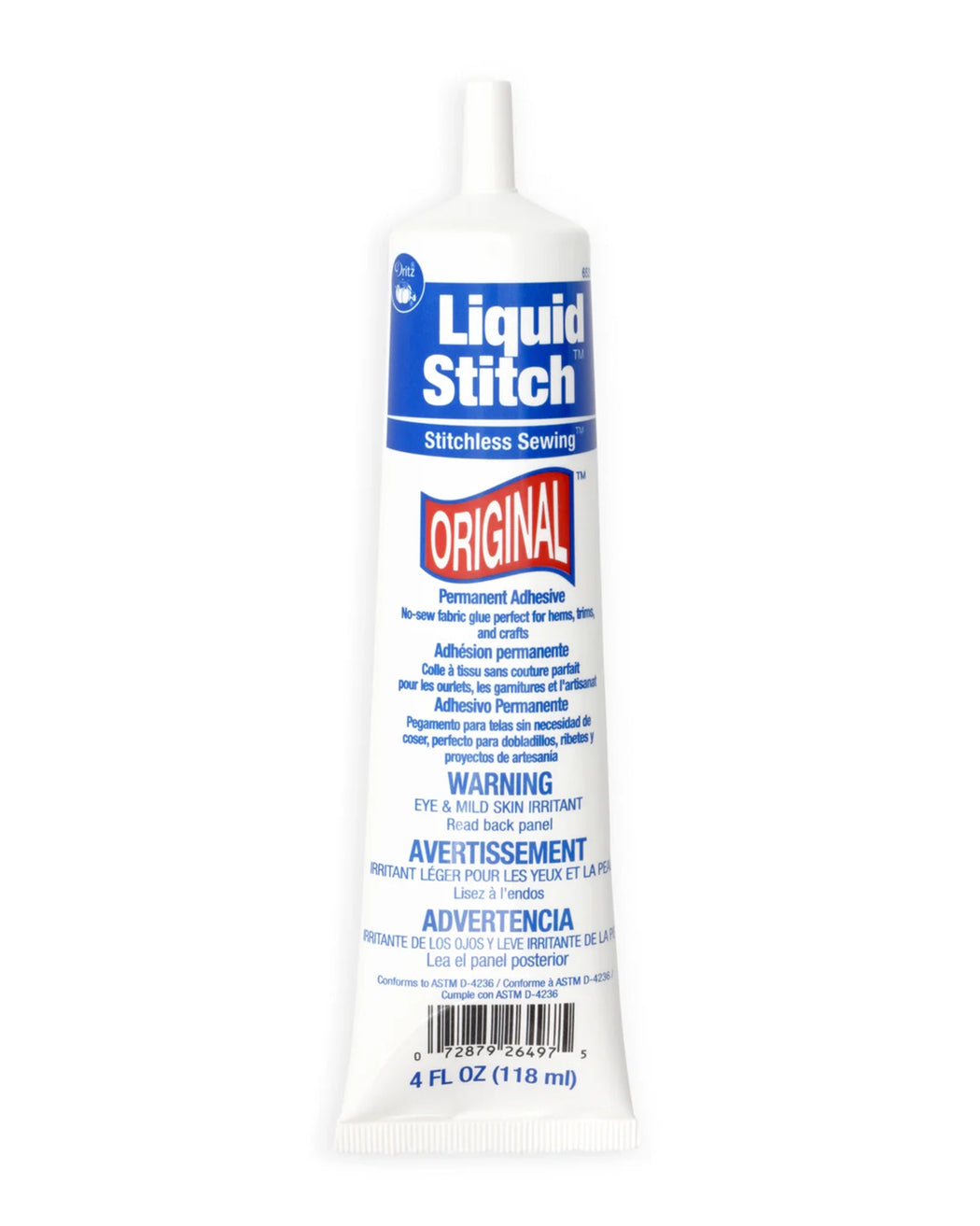 Liquid Stitch Permanent Fabric Adhesive 4fl. oz.