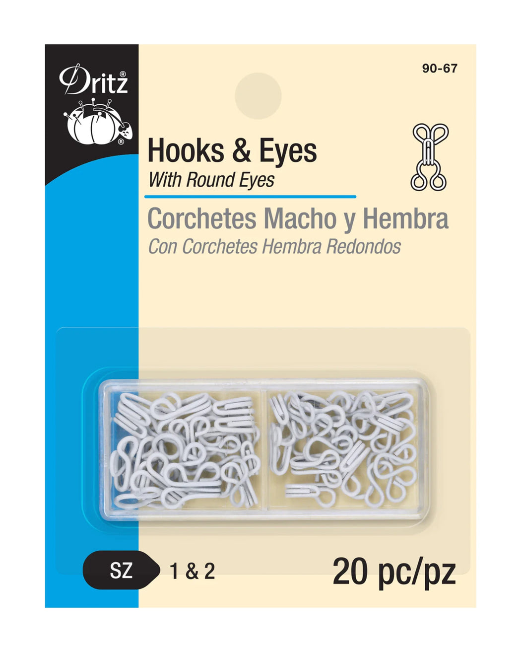 Information related to zippers, thread, and sewing.