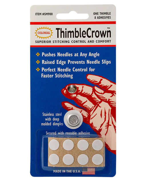 Thimble Crown - 1 thimble / 8 pads.