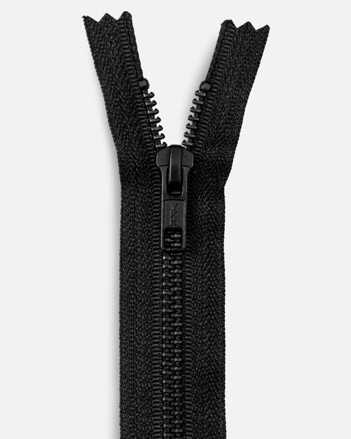 Information related to zippers, thread, and sewing.