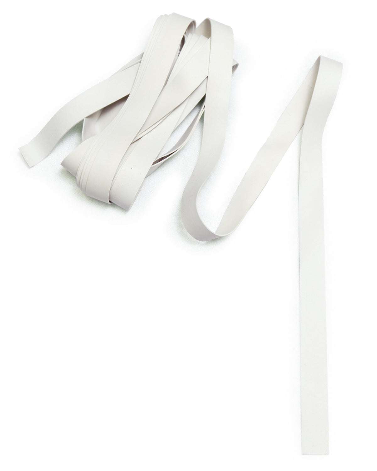 White Rubber Elastic (Size 1/4" ~ 1" | by Yard)