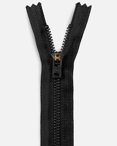 #4.5 Closed Black Oxidized Zipper w/ Semi-Auto Lock (3" - 9")