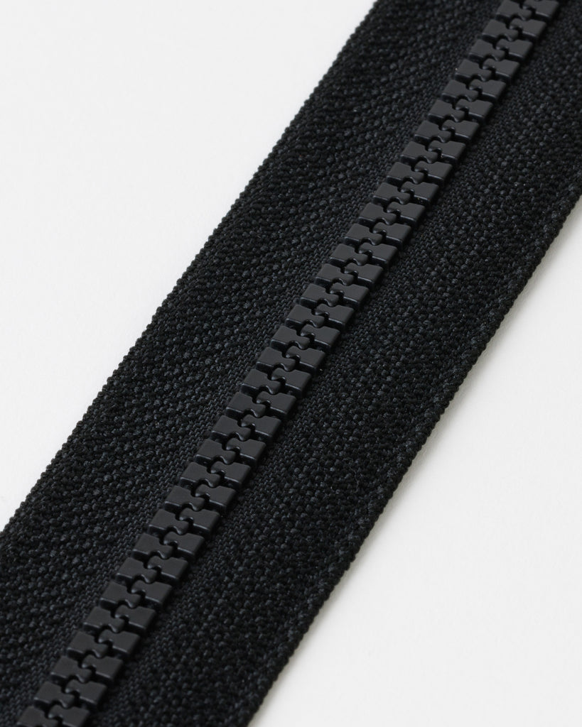 YKK #4.5 Closed Black Oxidized Zipper w/ Auto Lock (3