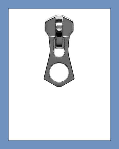 #5 Slider P0398 Gunmetal - Zipper and Thread