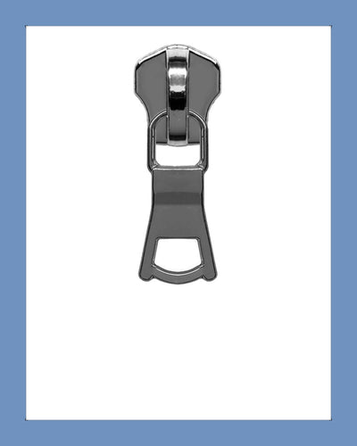 #5 Slider PUB280 Gunmetal - Zipper and Thread