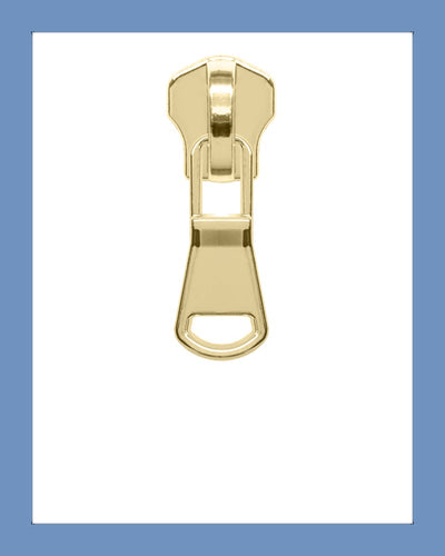#5 Slider RG01 G. Brass - Zipper and Thread