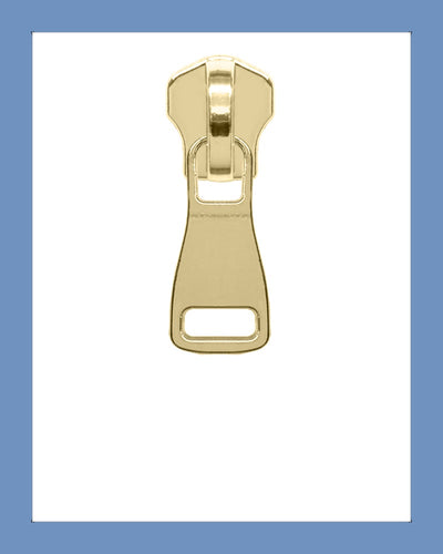 #5 Slider P0401 G. Brass - Zipper and Thread
