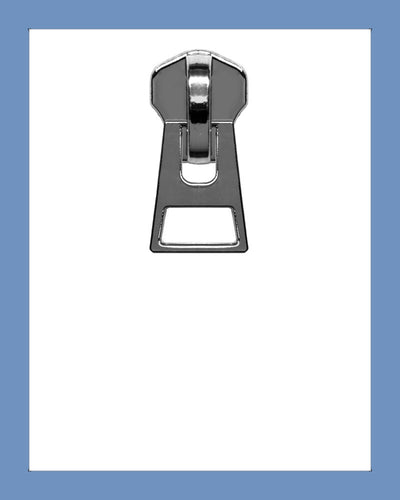 #5 Slider P0384 Gunmetal - Zipper and Thread