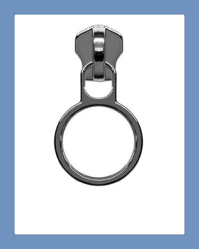 #5 Slider PUB132 Gunmetal - Zipper and Thread