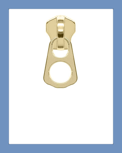 #5 Slider P0377 G. Brass - Zipper and Thread