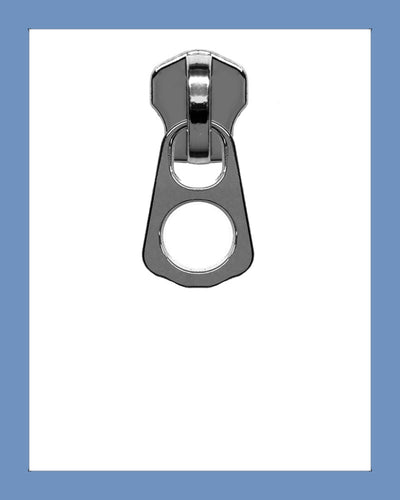 #5 Slider P0377 Gunmetal - Zipper and Thread