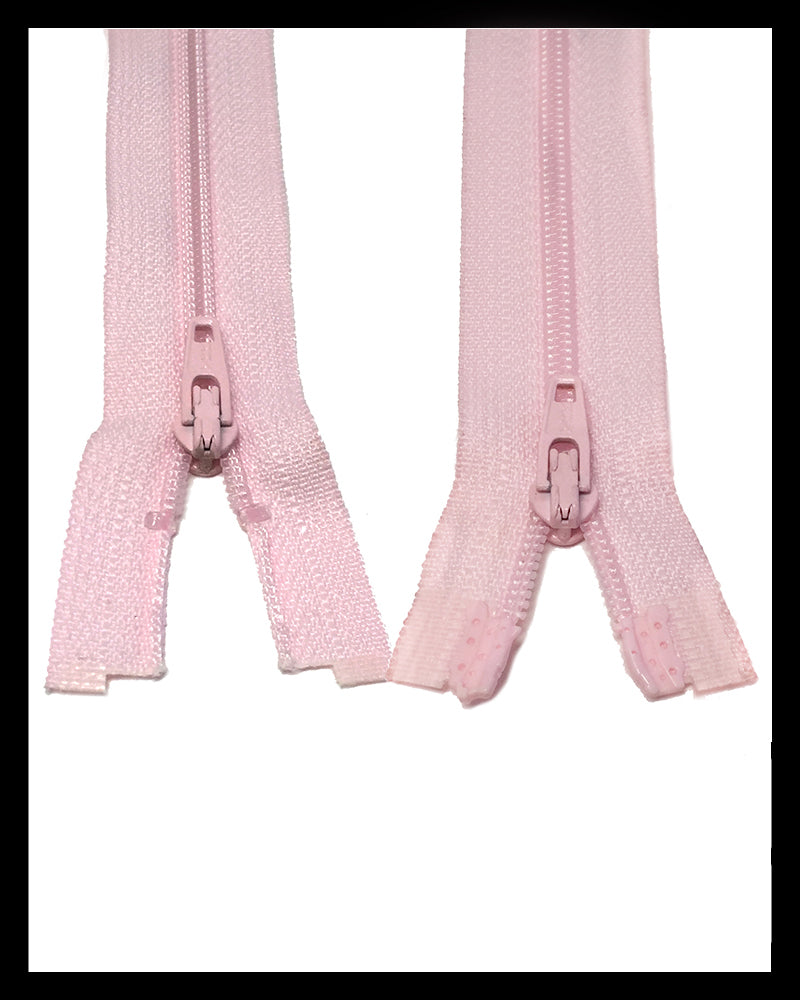 Information related to zippers, thread, and sewing.