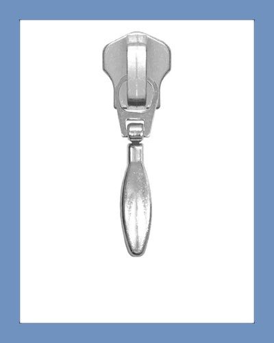 #3 Slider DA2DR Silver - Zipper and Thread