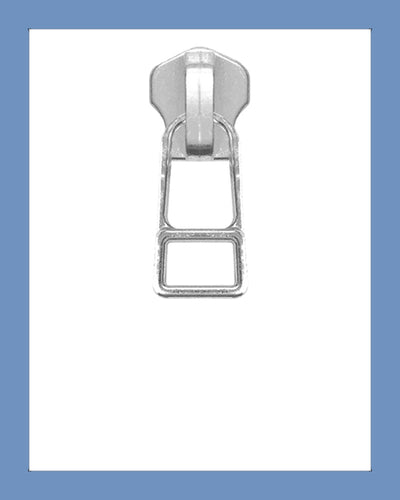 #3 Slider DADHR3 Ant. Silver - Zipper and Thread