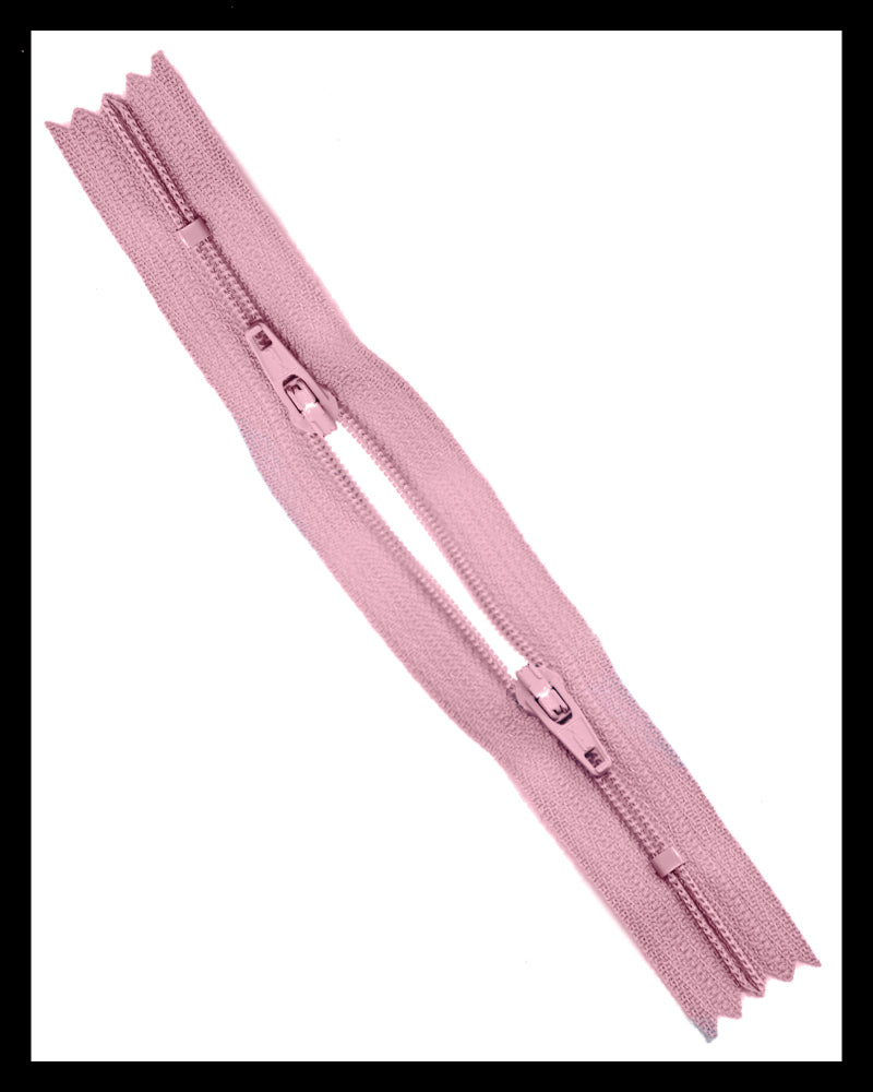 Information related to zippers, thread, and sewing.