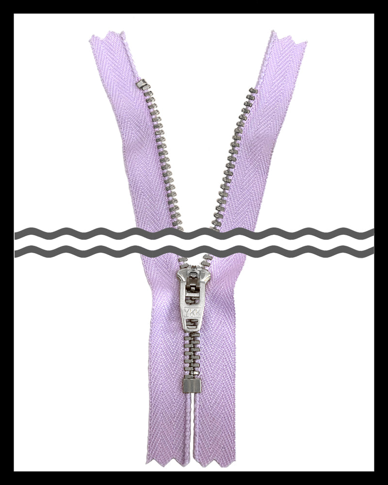 #4.5 Jeans (4"~9") Nickel - Zipper and Thread