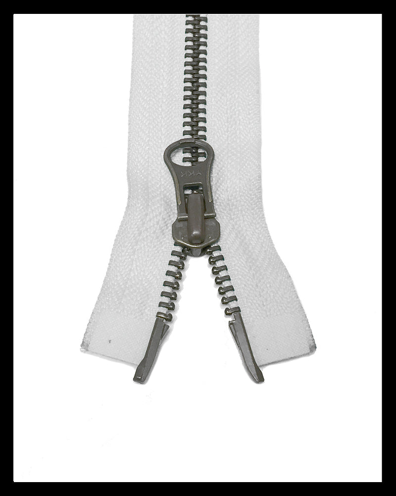 Information related to zippers, thread, and sewing.