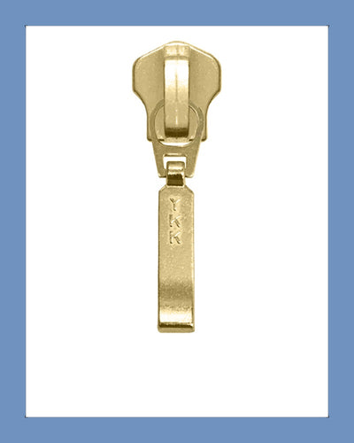 #5 Slider DADR4 G. Brass - Zipper and Thread