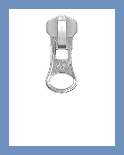 #5 Slider DALH Silver - Zipper and Thread