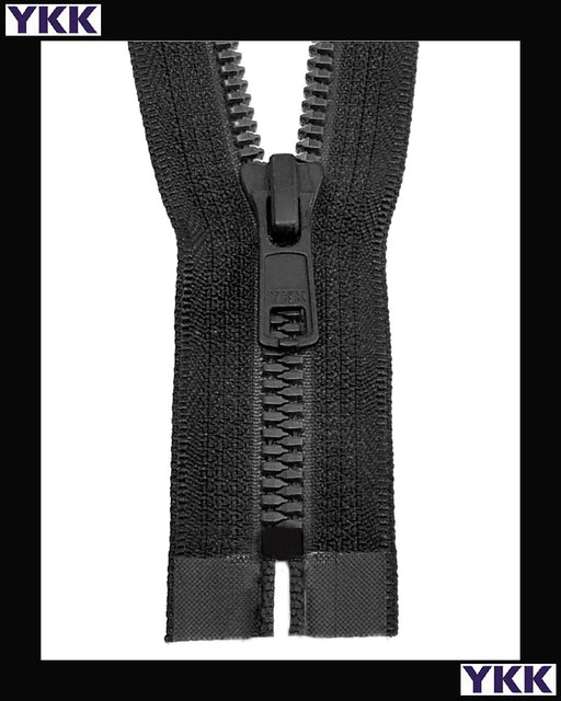 #5 Closed Metaluxe® Matt-Black (4"~34") - Zipper and Thread