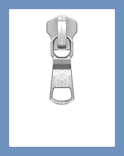 #5 Slider YKN Silver - Zipper and Thread