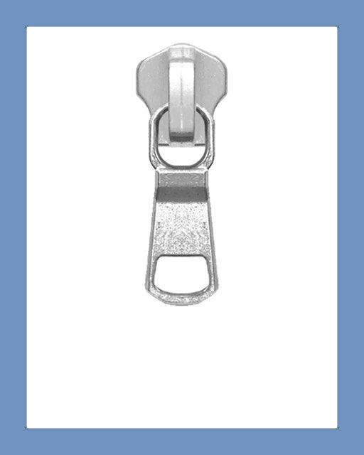 #5 Slider YKN Silver - Zipper and Thread