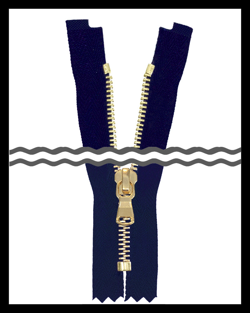 Information related to zippers, thread, and sewing.