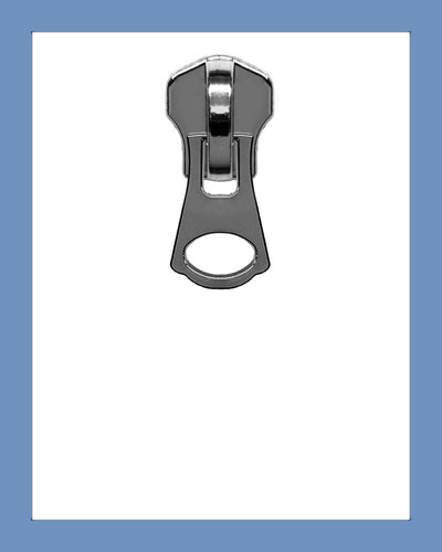 #5 Slider P0396 Gunmetal - Zipper and Thread