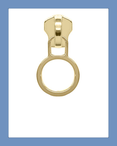 #5 Slider P0388 G. Brass - Zipper and Thread