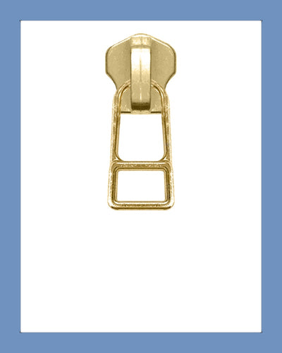 #8 Slider DADHR G. Brass - Zipper and Thread