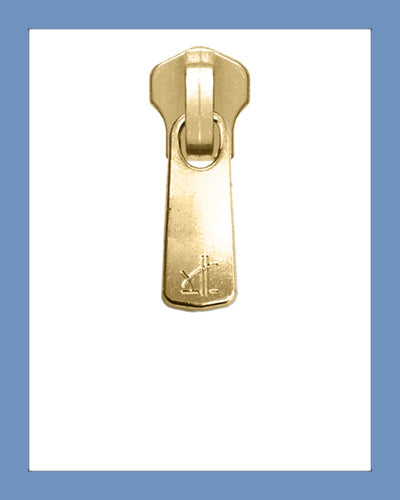 #8 Slider DF2E G. Brass - Zipper and Thread