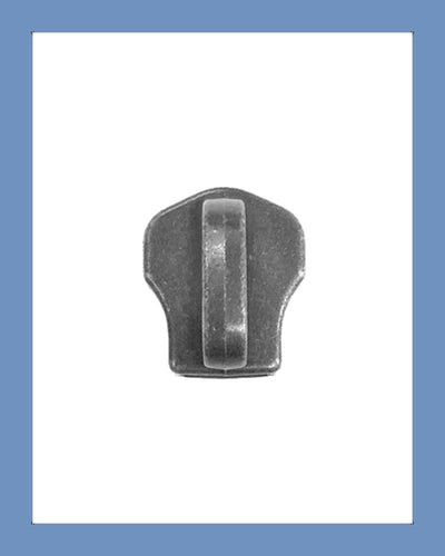 #8 Slider DFNT2 Ant. Silver - Zipper and Thread