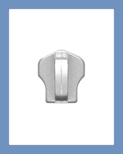 #8 Slider DFNT2 Silver - Zipper and Thread