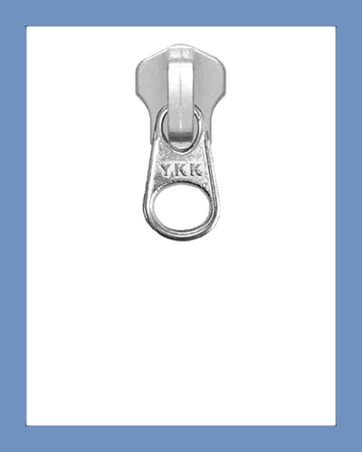 #8 Slider DFW Silver - Zipper and Thread