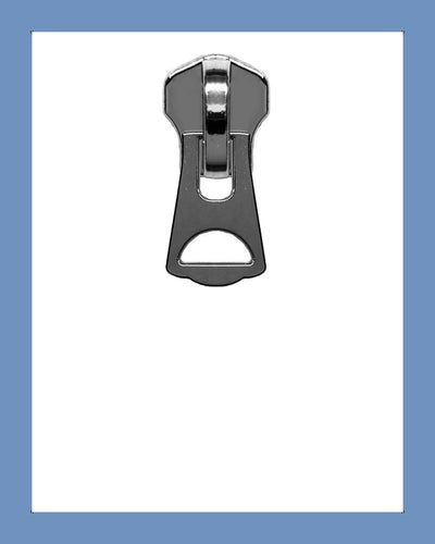 #5 Slider P0399 Gunmetal - Zipper and Thread